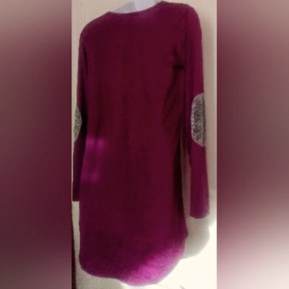 🌺BUNDLE ONLY🌺MJAORAN LADIES PLUM HI/LOW TUNIC LONG SLEEVED TOP - Picture 4 of 7